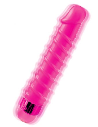 Розовый вибратор Classix Candy Twirl Massager