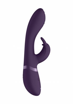 Фиолетовый вибромассажер Cato