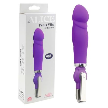 Вибратор Alice Penis Vibe Purple