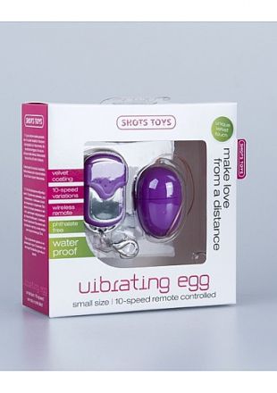 Виброяйцо 10 Speed Remote Vibrating Egg Small Purple