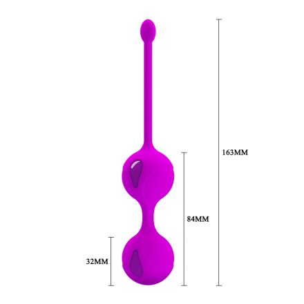 Фиолетовые вагинальные шарики Kegel Tighten Up II
