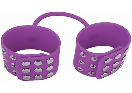 Силиконовые наручники OUCH! Purple