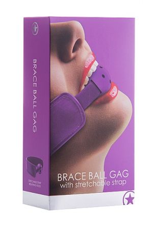 Кляп Brace Ball Gag Purple