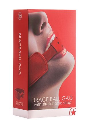 Кляп Brace Ball Gag Red