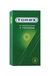 Точечные презервативы TOREX №12