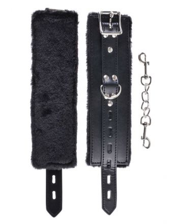 Черные наручники Limited Edition Cumfy Cuffs