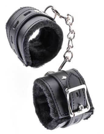 Черные наручники Limited Edition Cumfy Cuffs