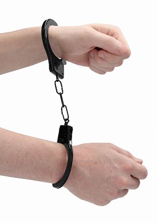 Металлические наручники Beginner&#039;s Handcuffs Black