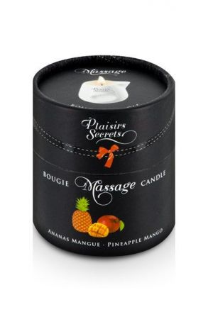 Массажная свеча Plaisirs Secrets Ananas Mangue