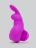 Фиолетовый вибратор Happy Rabbit Mini с клиторальным стимулятором
