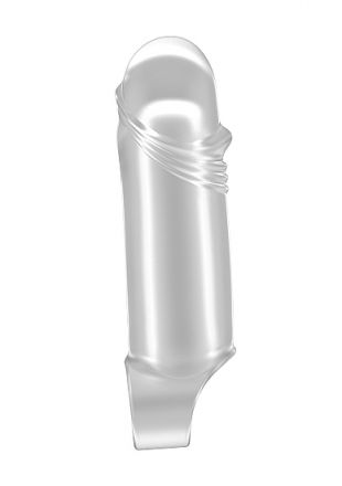 Прозрачная насадка Stretchy Thick Penis Extension №35