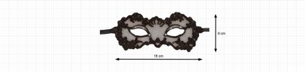 Ажурная маска Lingerie Mask