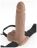 Фаллопротез 7 Hollow Rechargeable Strap-On with Remote Tan