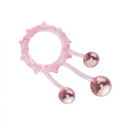 Эрекционное кольцо Ball Banger Pink