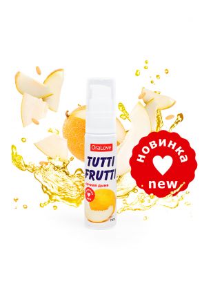 Съедобная гель-смазка Tutti-Frutti со вкусом сочной дыни