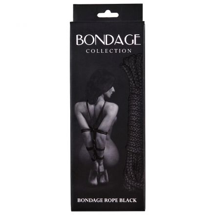 Веревка для бондажа Bondage Rope Black 9 метров