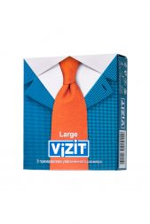 Презервативы Vizit Large увеличенного размера 3 шт