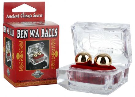 Металлические вагинальные шарики Ben Wa Gold