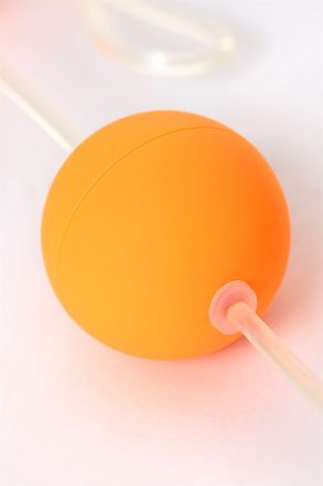 Оранжевые вагинальные шарики Sexus Funny Five