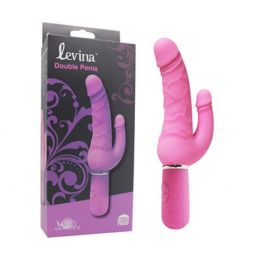Вибратор Levina-Double Penis Pink