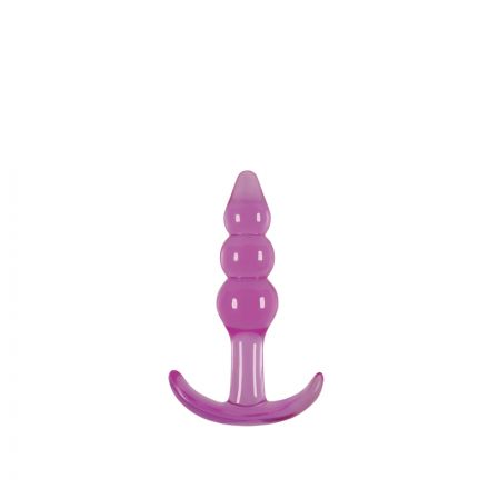 Анальная пробка Jelly Rancher T-Plug Ripple Purple
