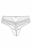 Белые эротические трусики Joan с жемчужной нитью размер 46-48
