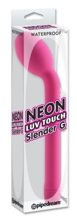 Розовый вибратор Neon Luv Touch Slender G
