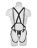 Страпон система с насадкой загорелым фаллосом King Cock 10 Hollow Strap-On Suspender System Tan