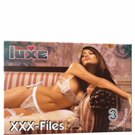 Презервативы Luxe XXX Files №3